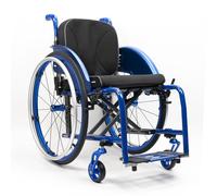 KXPSWGE Silla de Ruedas Deportiva para Adulto,Silla de ruedas plegable ligera,marco de aleación de aluminio,diseño de doble freno,Liberación rápida,Transporte Fácil(D,Seat width 40cm/15.7in)