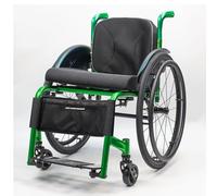 KXPSWGE Silla de ruedas deportiva para adultos, ligera, ergonómica, 23 libras, ruedas de liberación rápida, marco de aleación de aluminio, silla de ruedas de transporte con antivuelco (ancho del
