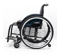 KXPSWGE Silla de ruedas plegable con estructura de aluminio superligera, Deportes en Silla de Ruedas,Autopropulsable,ruedas extraíbles,Transporte Fácil(B,Seat width 38cm/15in)