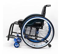 KXPSWGE Silla de ruedas plegable con estructura de aluminio superligera, Deportes en Silla de Ruedas,Autopropulsable,ruedas extraíbles,Transporte Fácil(C,Seat width 38cm/15in)