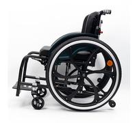 KXPSWGE Silla de ruedas plegable ligera,Silla de ruedas deportiva,Aluminio,sillas De Ruedas Manuales Autopropulsadas,Silla de ruedas de tránsito(B,Seat width 40cm/15.7in)