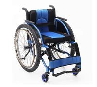 KXPSWGE Silla de Ruedas Plegable superligera con Marco de Aluminio,Silla De Ruedas Deportiva Todo Terreno,Silla De Ruedas De Aluminio,Silla De Ruedas para Adultos con Antivuelco(Seat Width 38cm/15in)