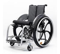 KXPSWGE Sillas De Ruedas Deportivas Manuales Plegables con Dos sistemas de freno,estructura de aluminio superligera,Reposapiés desmontables,Transporte Fácil(A,Seat width 40cm/15.7in)