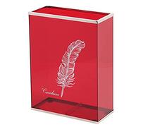KXQYIKYI Almbrilla Almacenamiento de Soporte Paraguas decoración de Plumas de Pluma Estante para Paraguas, Cubo de Paraguas de rectángulos, Estante de Soporte para Paraguas para