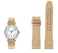 KXQYIKYI Banda de reloj de cuero nylon 20 mm 21 mm 22 mm Fit para IWC Le Petit Prince Big Pilot Top Gun IW3777 Black Sport Canvas Store