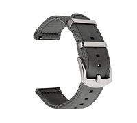 KXQYIKYI Banda de reloj de nylon correa de nylon 18 mm 20 mm 22 mm 24 mm transpirable tejido livero liviano correas Remorting Bands Sports Black Green Strap (18 mm Kaki)