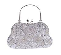 KXQYIKYI Bolso de bordado nacional con cuentas chino Old Shanghai Bolso de la cena Bolso de mujeres Bolso Cheongsam