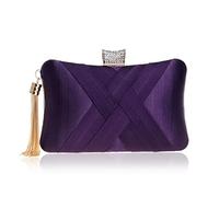 KXQYIKYI Bolso de mano de moda con borlas para mujer, bolso de hombro pequeño, para fiesta, boda, noche, para mujer, bolso de teléfono (D), e, As the picture shows