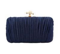 KXQYIKYI Bolso de noche plisado Mano sosteniendo Bolsa Bolsa Pleated Crossbody Bolso de noche cuadrado horizontal Bolsa pequeña (D)