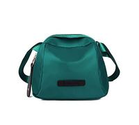 KXQYIKYI Bolsos de hombro bolsos para el hombro, bolsos de hombro casuales de damas, bolsas de tela de nylon livianas, malla al aire libre de gran capacidad (verde)
