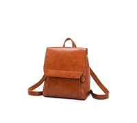 KXQYIKYI Bolsos de hombro Bolsos para el hombro Mochila de cuero para mujeres Mochilas de viaje de gran capacidad bolsos de la escuela (marrón)