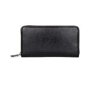 KXQYIKYI Carteras, Carteras de Negocios de Cuero Genuino, Organizadores de Dinero, Estuches para Tarjetas, Clips para Dinero para Hombres, Cartera de Bloqueo (Color : Black)