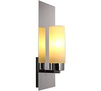 KXQYIKYI Lámpara de Pared LED de luz de Pared, exploración de Pared de Acero Inoxidable Europeo de la imitación Moderna Vela Vela luz de Pared Creativa lámpara de decoración de Lectura, un