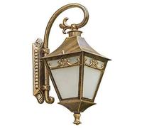 KXQYIKYI Lámpara de Pared Retro Europea láctea lámpara de Vidrio Blanco Linterna jardín Vintage Industrial al Aire Libre pórtico Patio Street Villa Patio balcón Exterior iluminación Impermeable e27