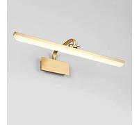 KXQYIKYI Luz del Espejo LED Gold Metal Metal Luz Delantero, Luces de Maquillaje de matices de Espejo de tocador Ajustable, lámparas de Espejo de tocador de tocador de tocador.