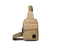 KXQYIKYI Sling Bag Men Small Chest Bag Pack Sport Sport Homedera Mochila Cross Cross Cross Alutero Outdoor Military Satchel Shoul (verde)