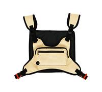 KXQYIKYI Sling Bag Nylon Bolsa de cofres para hombres Sports Bolsa de teléfono móvil Bolsa de teléfono móvil Galente de rayas reflectoras Bolsa de viaje para hombres (A)