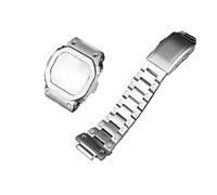 KXQYIKYI Traje de banda para el reloj para G-Shock DW5600 GW-B5600 GWM5610 Caja de reloj de bisel de metal de acero inoxidable