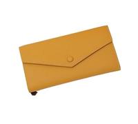 KXQYIKYI Vacas billeteras de Las Carteras de Mujeres Casos de Tarjetas de presentación Clips de Dinero de Bloqueo de billeteras de Cuero organizadores de Dinero (tamaño: Amarillo)