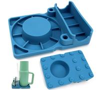 KXVXXV Escurreplatos Botellas para Stanley Cup 30/40 oz Soporte de Silicona para Botellas para Stanley Cup Accesorios Soporte de Secado para Taza para Stanley, Pajita y Tapa Azul