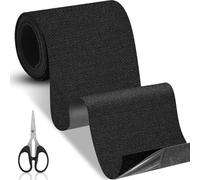 KXVXXV Juego de reparación de tienda de campaña, tela de toldo resistente al agua, 10 cm x 1,6 m, cinta de reparación de tela para lona de camión, bote inflable, lona, toldo