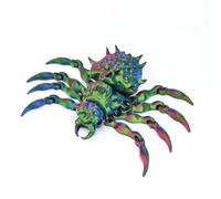 KXWDKJ 3D Objeto Impreso 3D Fidget Fantasma Araña para Halloween Hogar Oficina Estantería Escritorio Ejecutivo Decoración-Colorful