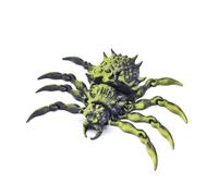 KXWDKJ 3D Objeto Impreso 3D Fidget Fantasma Araña para Halloween Hogar Oficina Estantería Escritorio Ejecutivo Decoración-Black Green