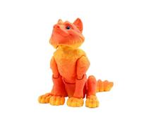 KXWDKJ Animales 3D Animales de Impresora 3D Cachorro de Lobo 21cm/11.9in para Regalos de Fantasía Sorpresa Juguetes de Escritorio-Orange Rainbow