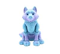 KXWDKJ Animales 3D Animales de Impresora 3D Cachorro de Lobo 21cm/11.9in para Regalos de Fantasía Sorpresa Juguetes de Escritorio-Blue Rainbow