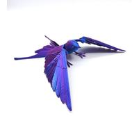 KXWDKJ Animales 3D Juguete Impreso 3D Golondrina 17×8cm/6.7×3.1in para Alivio del Estrés Oficina en Casa Decoración Descompresión Juguetes de Escritorio Ejecutivo-Laser Purple