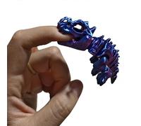 KXWDKJ Animales Impresos en 3D Juguete Esqueleto de Dinosaurio Mordedor de Dedos 8cm / 3,1in para Alivio del Estrés Oficina en Casa Decoración Descompresión-Blue Red
