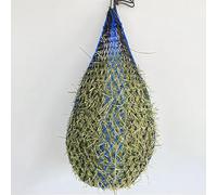 KXWDKJ Bolsa de heno para caballos con agujeros de 3,8 cm, color azul y negro para una alimentación más lenta (3 unidades, 36 pulgadas)