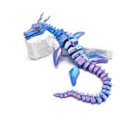 KXWDKJ Dragón Impreso en 3D Animal Impreso en 3D Dragón Marino para Regalos Fantasía Sorpresa Juguetes de Escritorio Ejecutivo-Pink Blue||49cm/19.3in