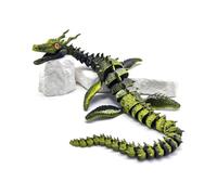 KXWDKJ Dragón Impreso en 3D Animal Impreso en 3D Dragón Marino para Regalos Fantasía Sorpresa Juguetes de Escritorio Ejecutivo-Black Gold||49cm/19.3in