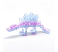 KXWDKJ Juguetes 3D Animales Fidget Esqueleto de Estegosaurio Articulado Decoración Escritorio Hogar Oficina Regalos Fantasía Sorpresa Acuario-Crystal Purple||17cm/6.7in