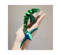 KXWDKJ Juguetes de Impresora 3D Animales de Impresora 3D Tiburón Esqueleto para Alivio del Estrés Decoración Oficina en Casa Juguetes de Escritorio Ejecutivo-Blue Green