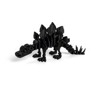 KXWDKJ Juguetes de Impresora 3D Animales Fidget Impresos en 3D Estegosaurio Articulado para Regalos Fantasía Sorpresa Juguetes de Escritorio Ejecutivo-Black||24.5cm/9.6in