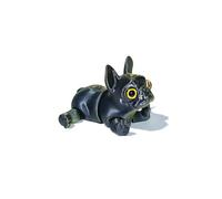 KXWDKJ Juguetes de Impresora 3D Animales Mini Impresos en 3D Bulldog 6cm / 2,4in para Alivio del Estrés Oficina en Casa Decoración Descompresión-Dark Black Gold