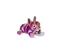 KXWDKJ Juguetes de Impresora 3D Animales Mini Impresos en 3D Bulldog 6cm / 2,4in para Alivio del Estrés Oficina en Casa Decoración Descompresión-Purple Gold