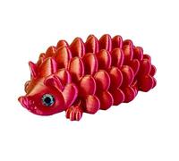 KXWDKJ Mini Animales Impresos en 3D Erizo 7,5cm / 3in para Alivio del Estrés Oficina en Casa Decoración Descompresión Juguete de Escritorio Ejecutivo-Laser Red