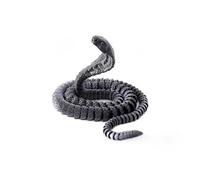 KXWDKJ Serpiente Impresa 3D Juguete Impreso 3D Cobra Articulada para Oficina en Casa Decoración de Escritorio Ejecutivo Regalos Fantasía Sorpresa-Mech Black||25cm/9.8in