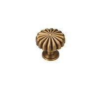 KXWDKJ Tiradores de Latón para Armarios Tiradores Vintage para Tocador Agujero Único Forma Calabaza para Armario Tienda Zapato Pared Gabinete Cajones-5pcs