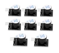 KY-012 Módulo de zumbador activo 8 unidades, 3,3 V-5 V para Arduino Raspberry Pi ESP32, módulo de sonido de alarma para proyectos DIY e IoT