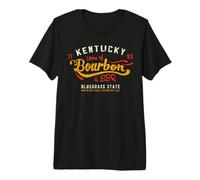 KY Bluegrass State - Kentucky Bourbon & BBQ Camiseta Premium