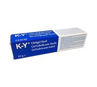 KY Jelly K-Y - Gel lubricante estéril de 82 g, paquete individual, a base de agua, lubricante personal para una comodidad íntima