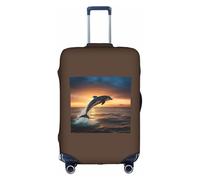 Kycvds Dolphi Dusk - Funda protectora para equipaje de 18 a 32 pulgadas, funda personalizada para equipaje personalizada