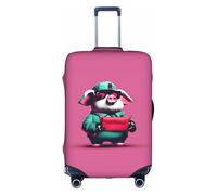 Kycvds La tapa del maletero Piggy The Trunk es adecuada para equipaje de 18 a 32 pulgadas. Tapa de maletero personalizada, color blanco, XL