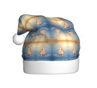 Kycvds Paper Plane - Sombrero de Papá Noel para adultos, unisex, terciopelo, cómodo, extra grueso, para Año Nuevo