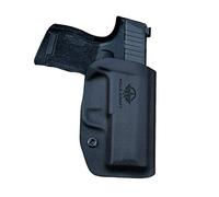 Kydex OWB Holster Fit: Sig Sauer P365 Holsters P365 SAS Gun Funda Pistola Case - Sig Sauer P365 OWB Holster - Waistband Outside Carry - 1.5-2 Inch Belt Clip with Lock (Black, Right Hand Draw (OWB))