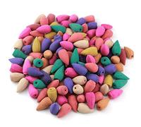 Kyduu 300 Pcs Conos de Incienso de reflujo, Conos Incienso de Reflujo, Incienso Conos, Naturales Conos Incienso de reflujo, Natural Incienso Conos, Cono SáNdalo Natural, Incienso reflujo